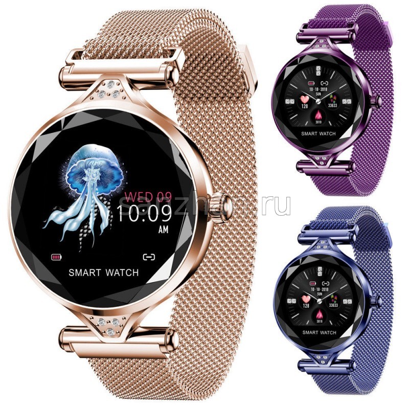 Женские умные фитнес часы Smart Watch H1+ с измерением давления